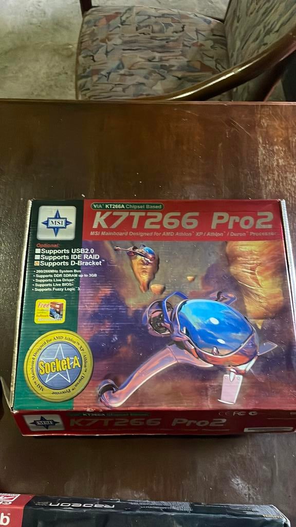 Msi k7t266 pro2, Ophalen of Verzenden, Zo goed als nieuw