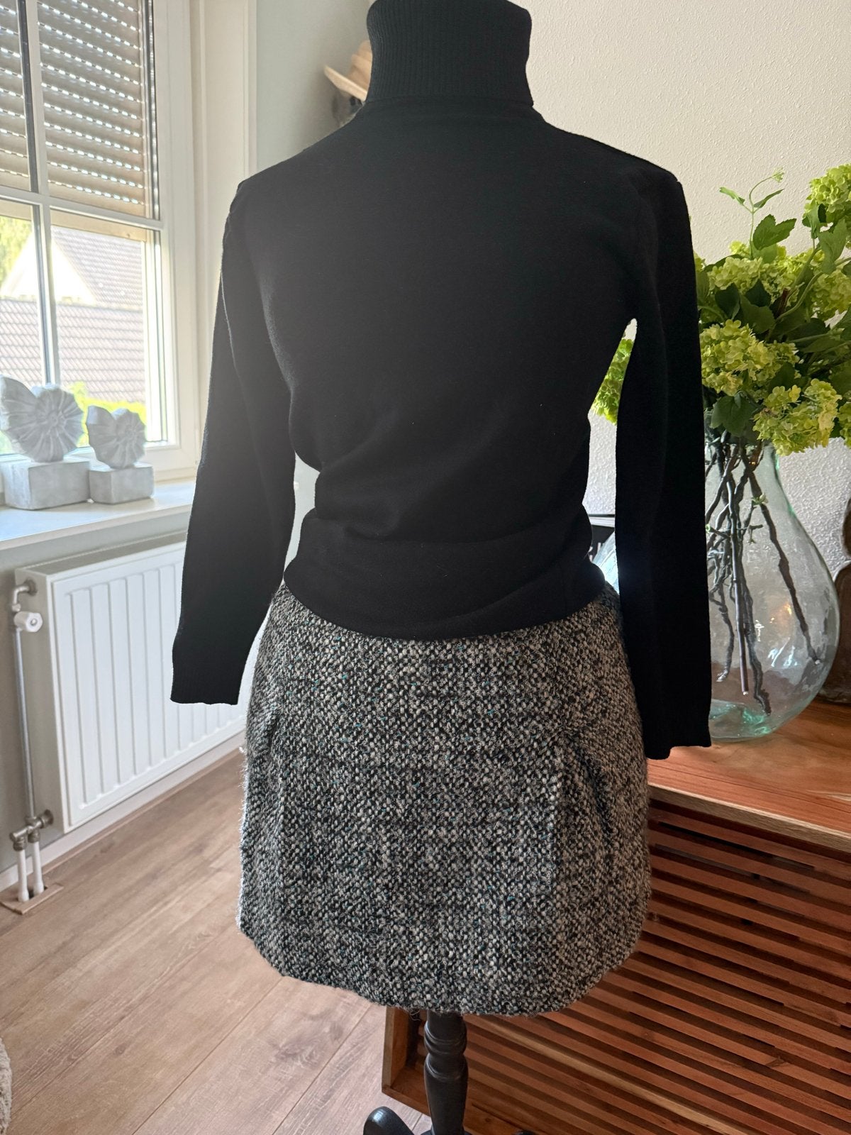 Leuk setje met rokje van Turnover, Maat 38/40 (M), Zwart, Ophalen of Verzenden, Gedragen