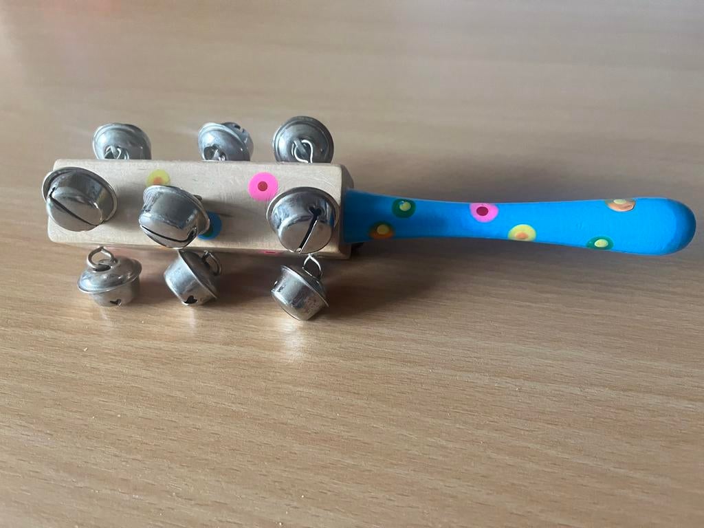 Houten baby rammelaar, Ophalen of Verzenden, Zo goed als nieuw, Overige materialen, Oor- of Traguspiercing