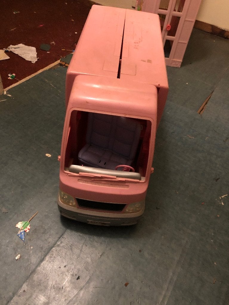 Barbie camper, Ophalen of Verzenden, Gebruikt