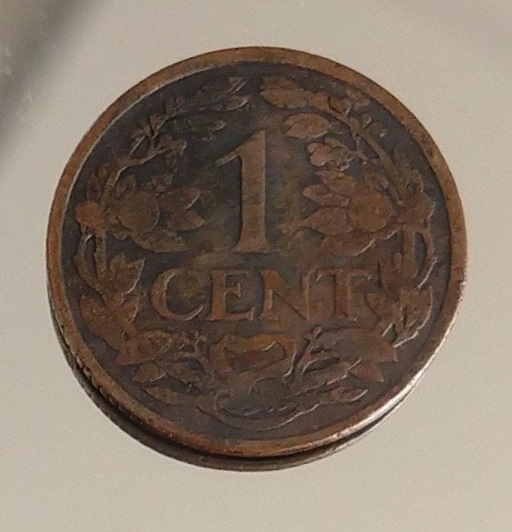 1 cent 1917,  volgnr 4, Postzegels en Munten, Munten | Nederland, Ophalen of Verzenden, Koningin Wilhelmina, 1 cent, Losse munt