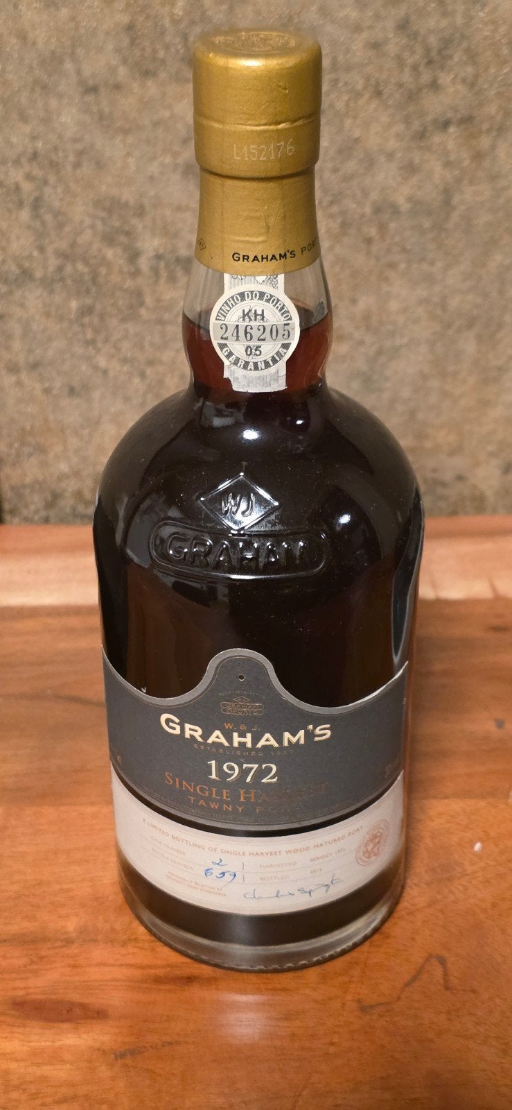 Graham's Single Harvest Tawny Port 1972 - Vintage Port, Ophalen, Zo goed als nieuw, Vol, Overige gebieden