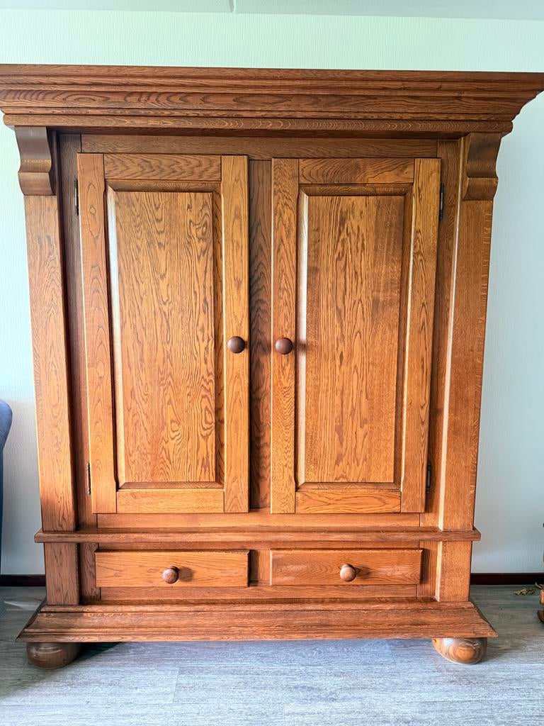 Massief eikenhouten Toog kast , of een andere look zie afb., Ophalen