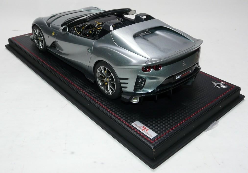 Ferrari 812 Competizione A Grijs 1:18 FE034C MR Collection, Ophalen of Verzenden, Nieuw, Auto, Overige merken