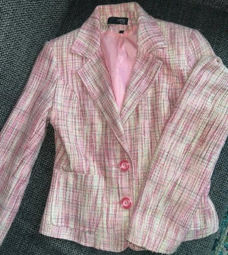 Vintage Blazer Soho New York, Ophalen of Verzenden, Zo goed als nieuw, Jasje, Roze