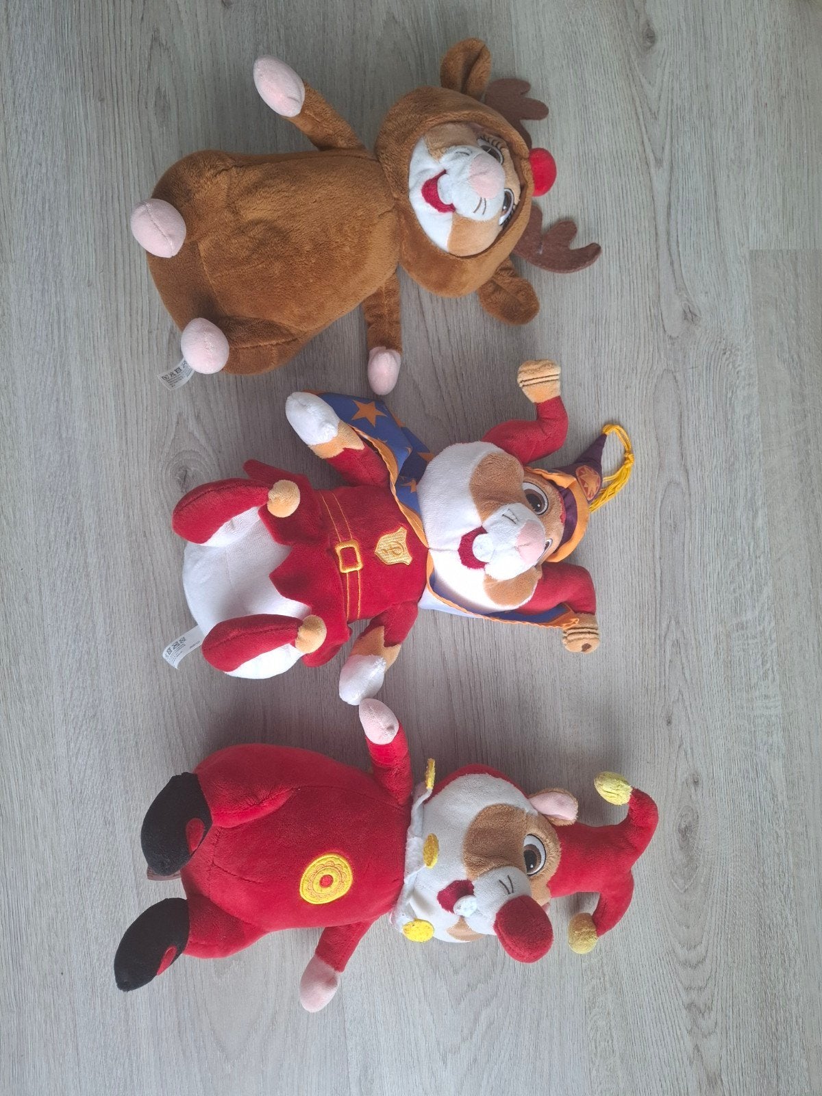 Efteling knuffels: Pardoes, Pardijn en Rudolph, Ophalen, Gebruikt, Albert Heijn, Konijn