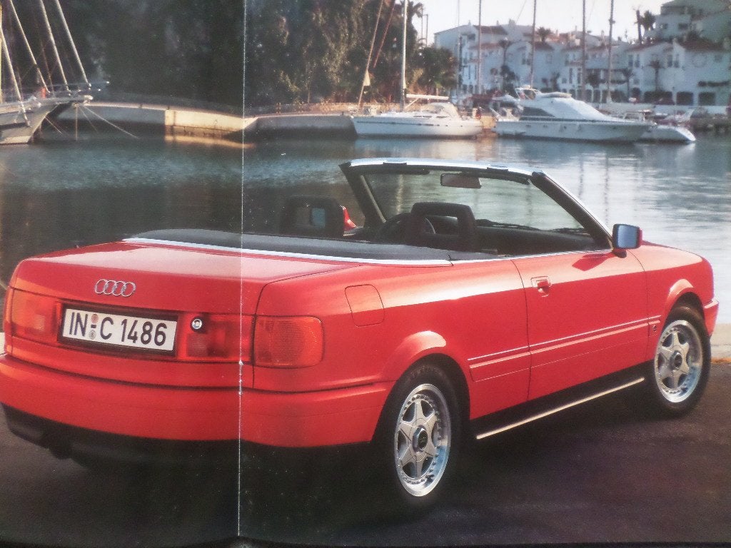 Audi Cabrio Brochure, Ophalen of Verzenden, Zo goed als nieuw, Audi