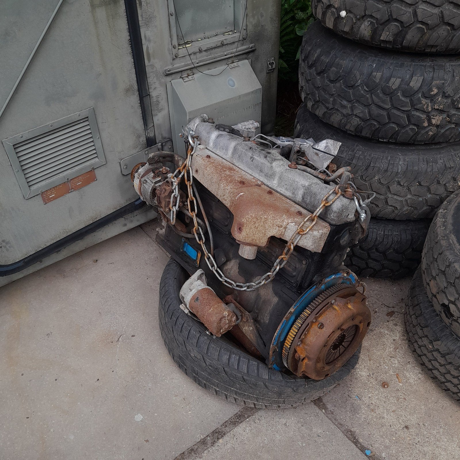 2H motor toyota landcruiser hj60, Auto-onderdelen, Ophalen, Gebruikt, Toyota