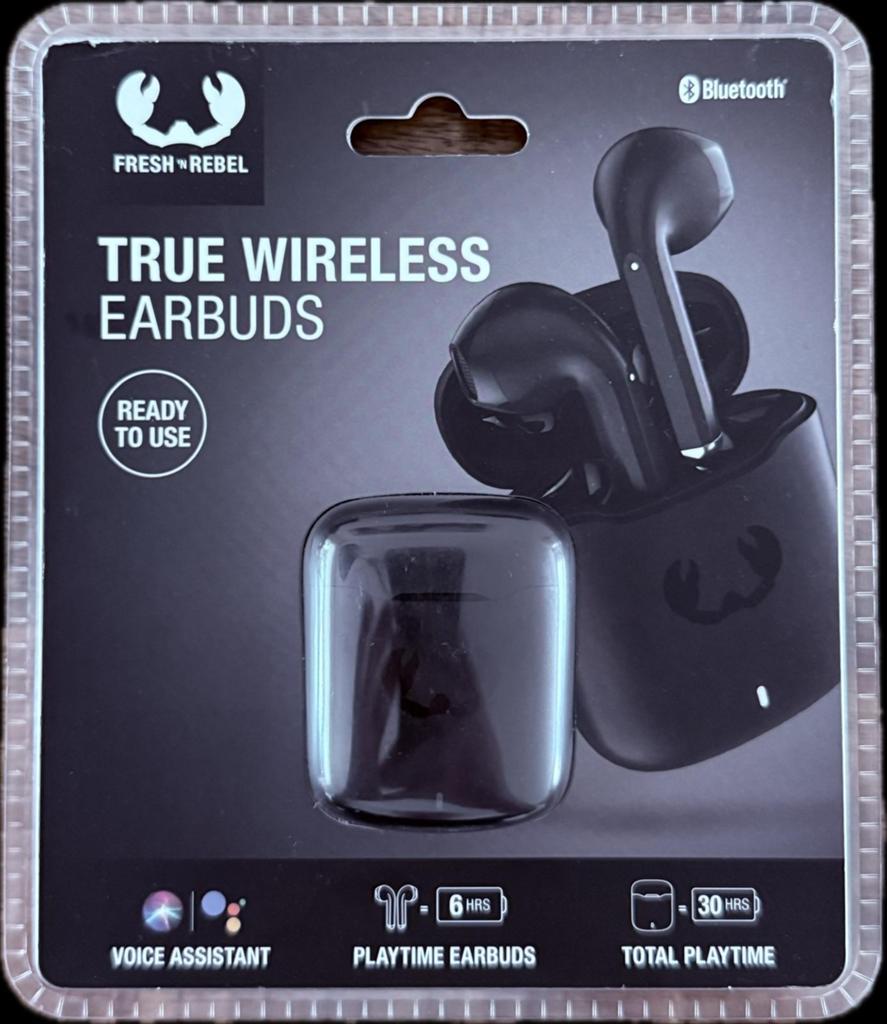 Fresh 'n Rebel True Wireless Earbuds - Zwart, Ophalen of Verzenden, Nieuw, Overige merken, Draadloos