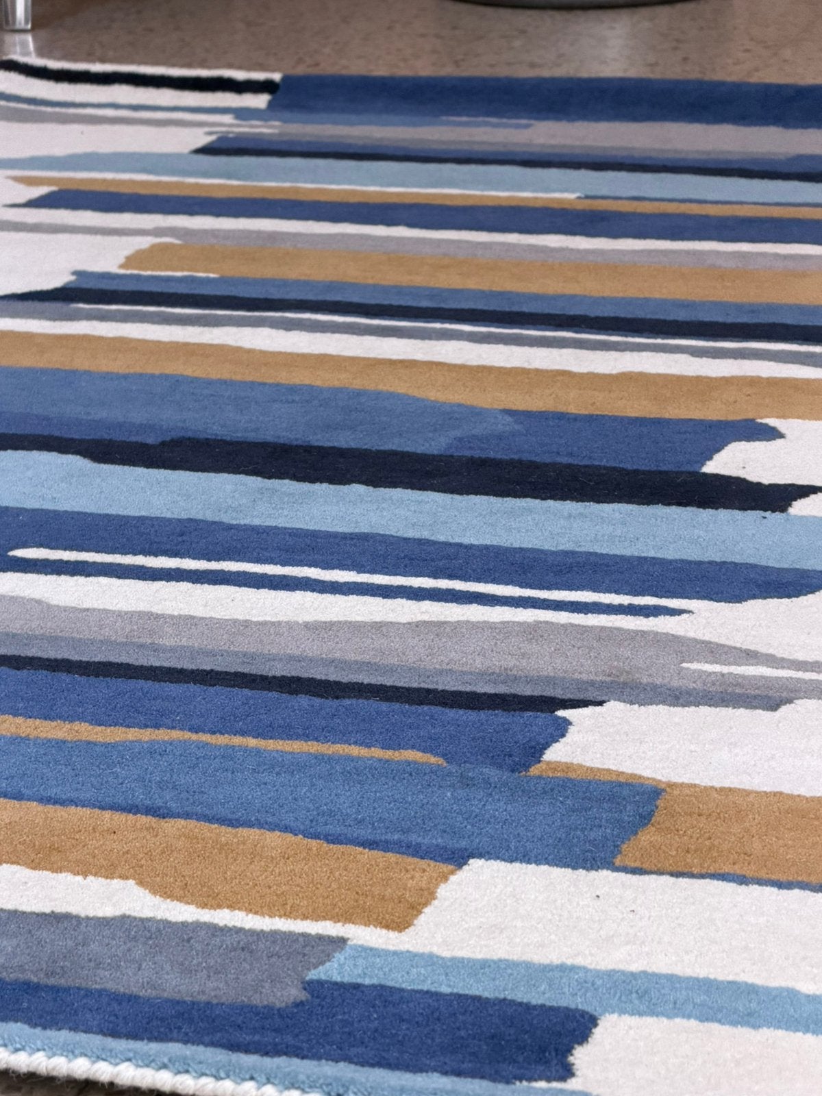 Brink en Campman tapijt Zeal Indigo NIEUW, Ophalen, Blauw, Rechthoekig, Nieuw