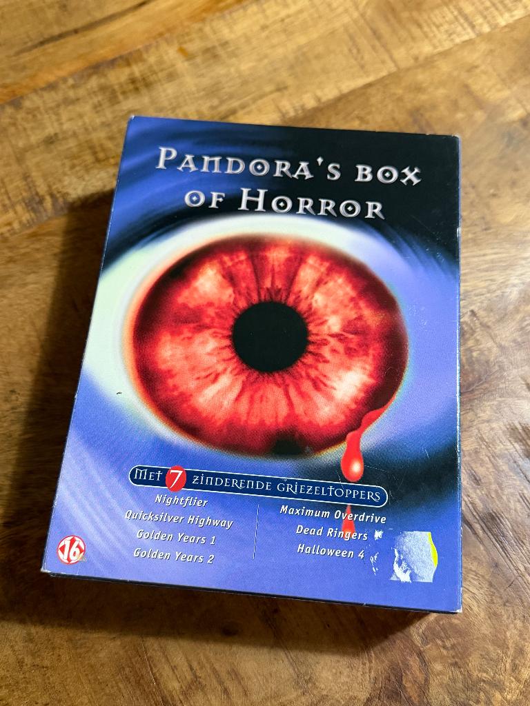 dvd boxset Pandora's box of Horror, Horror, Gebruikt, Vanaf 16 jaar, Boxset