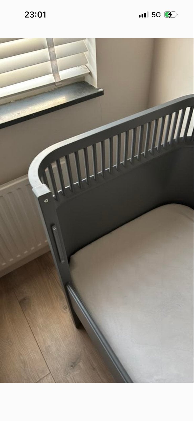 Sebra Bed Kili meegroeibed 0-7 jaar, Ophalen of Verzenden, Zo goed als nieuw, Ledikant