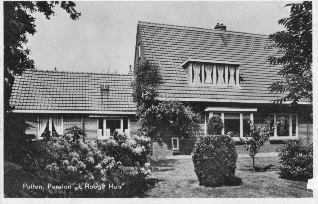 Putten Pension 't Hooge Huis, Verzenden, 1940 tot 1960, Ongelopen, Gelderland