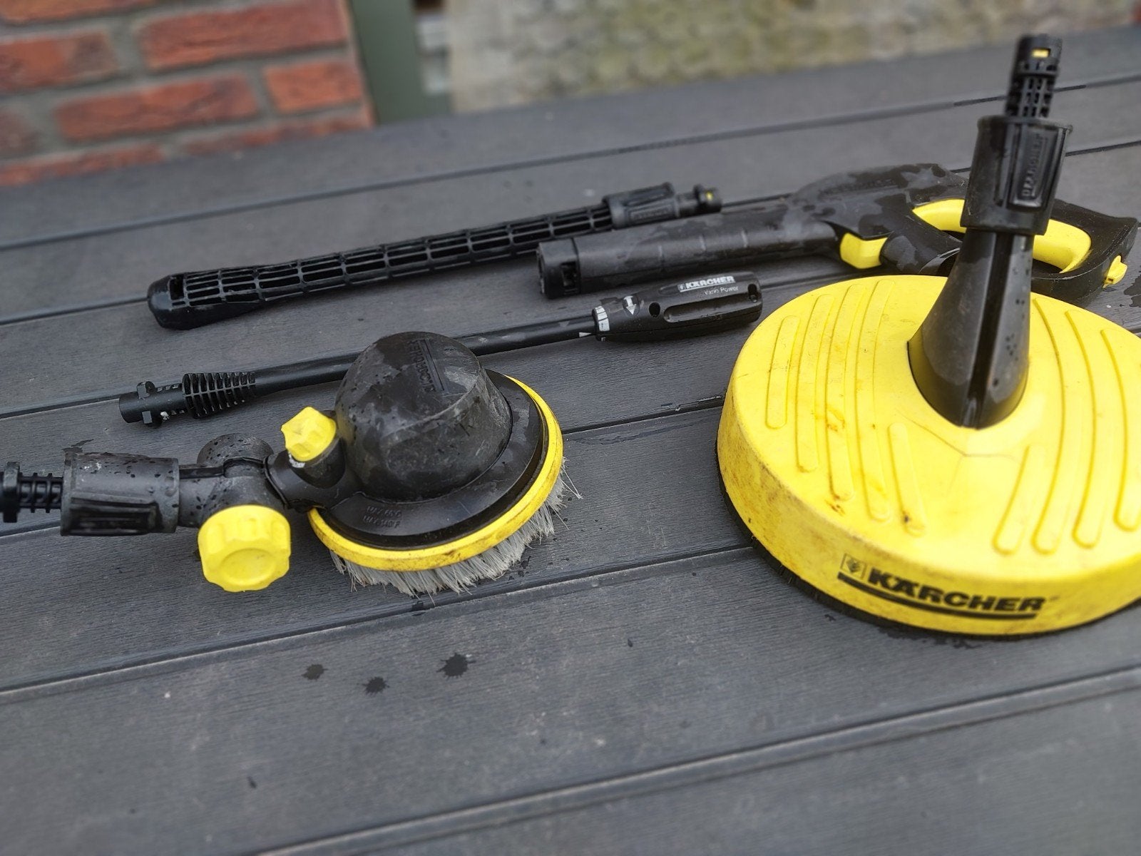Kärcher hogedrukpistool met diverse accessoires, Ophalen