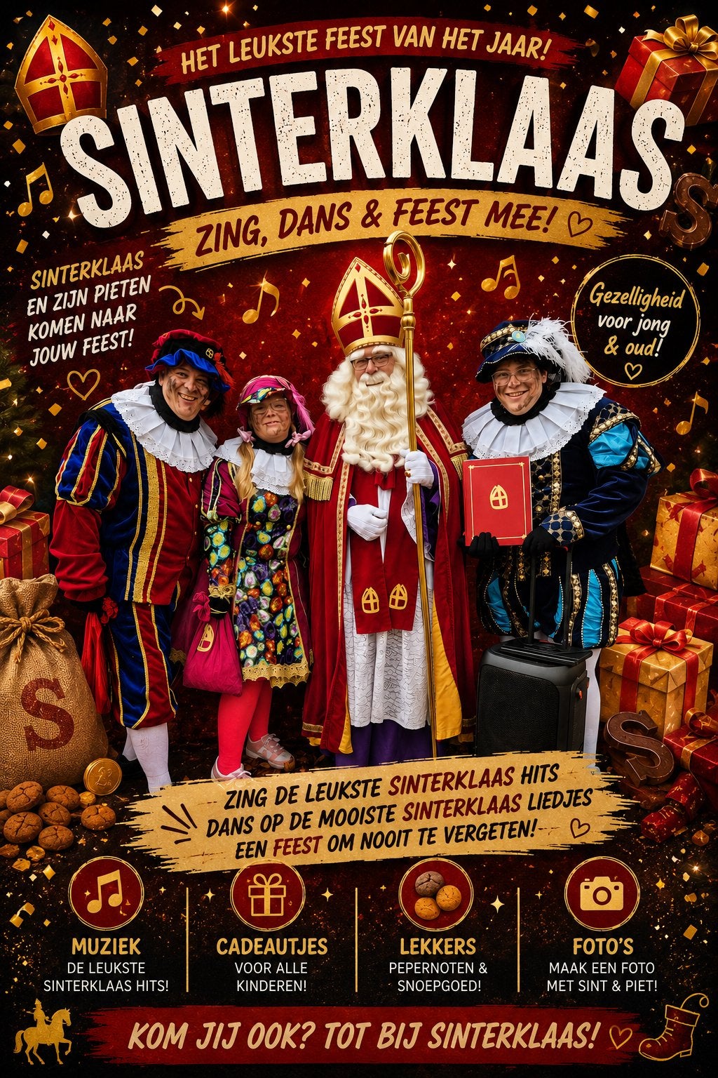 Sinterklaas op bezoek regio tilburg, Ophalen