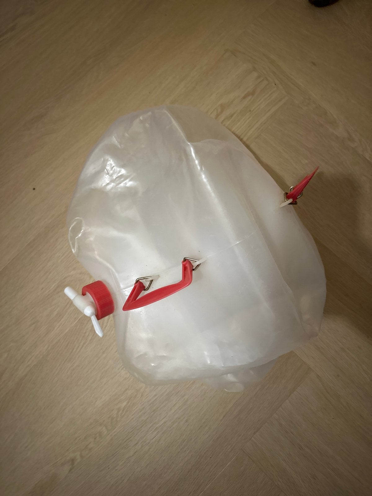Opvouwbare waterzak met kraantje - Ideaal voor kamperen, Ophalen of Verzenden, Gebruikt
