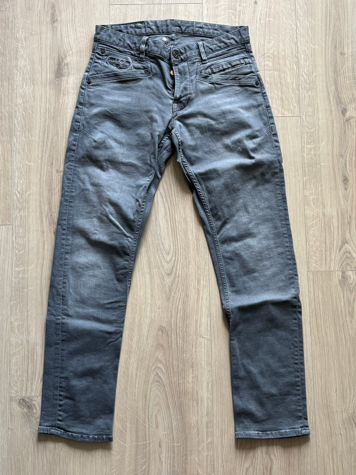 PME Legend Curtis Relaxed Fit Straight Leg Jeans W31/L32, Ophalen of Verzenden, Gedragen, Grijs, W32 (confectie 46) of kleiner