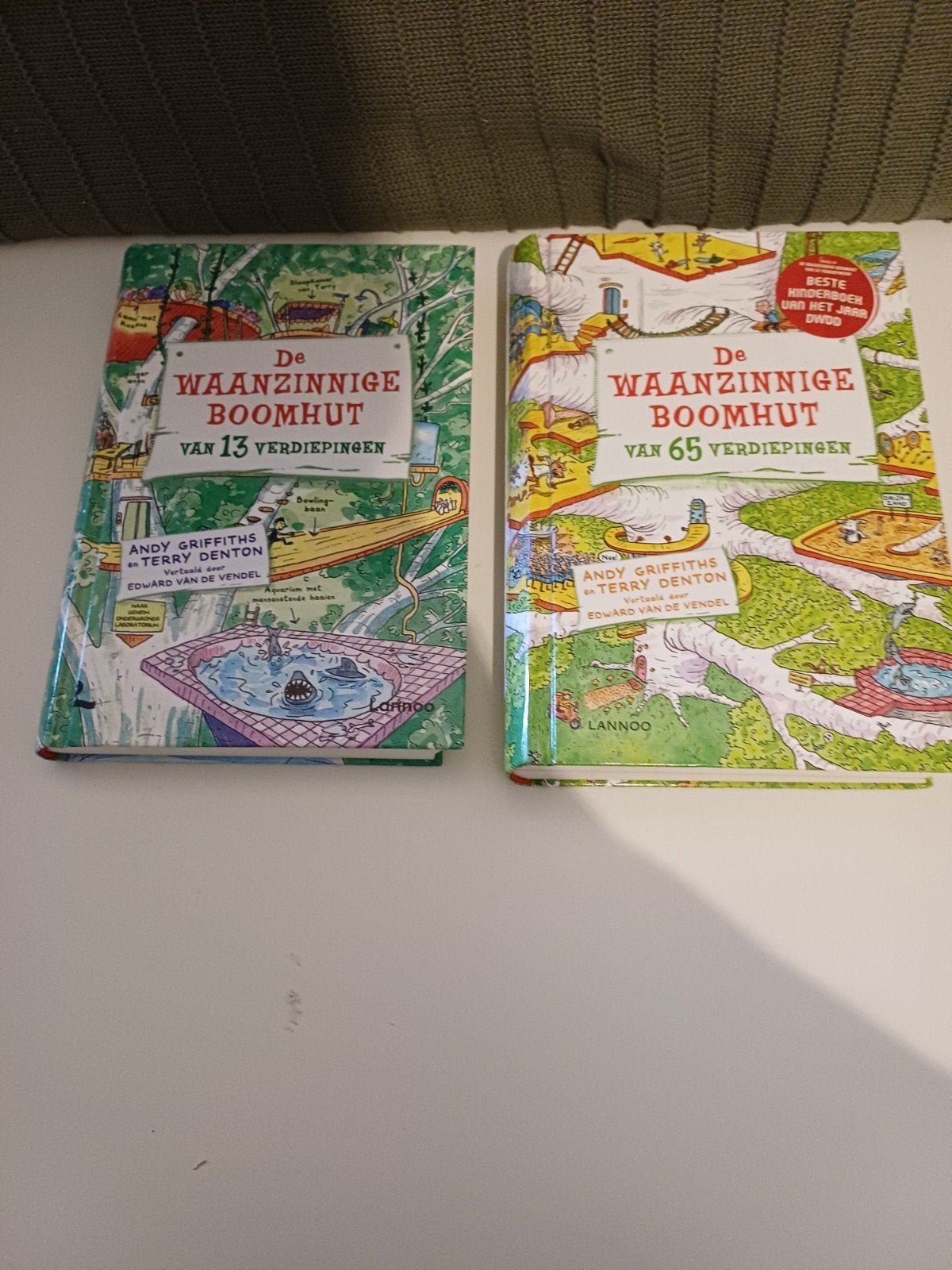 De waanzinnige boomhut / 2 boeken, Boeken, Ophalen of Verzenden, Zo goed als nieuw