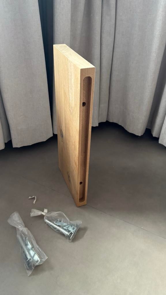 Eikenhouten plank blinde montage 50x23x4 cm, Ophalen, Nieuw