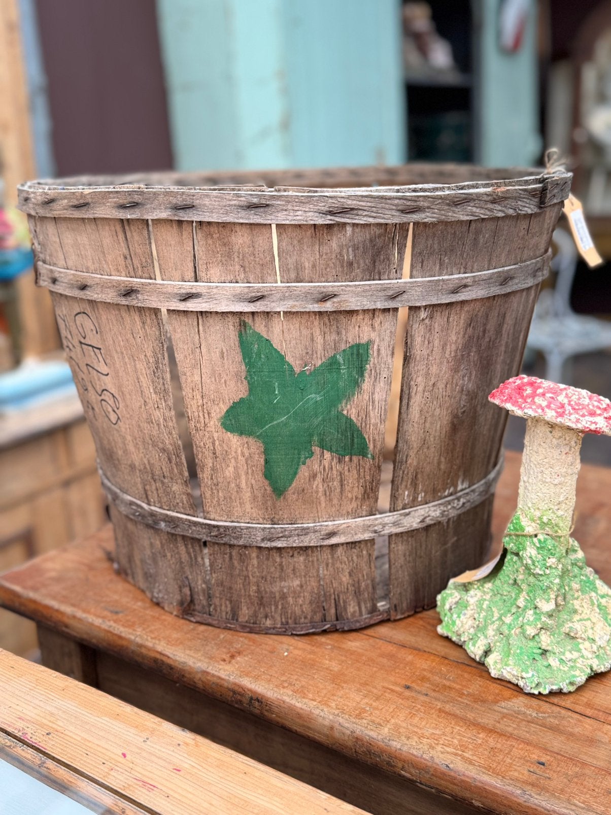Druiven plukmanden, haardhout, woonkleden, decoratief, plant, Ophalen of Verzenden