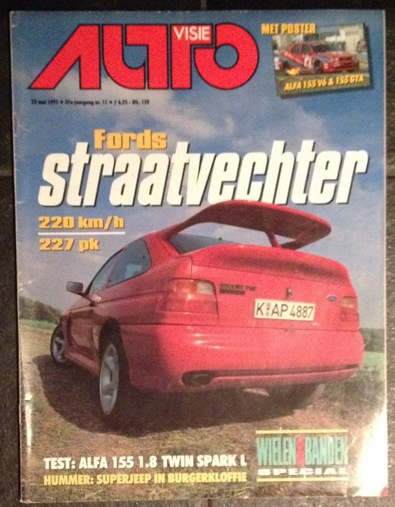 Ford Escort Cosworth RS artikelen in Autovisie, Gelezen, Ford, Ophalen of Verzenden, Autovisie