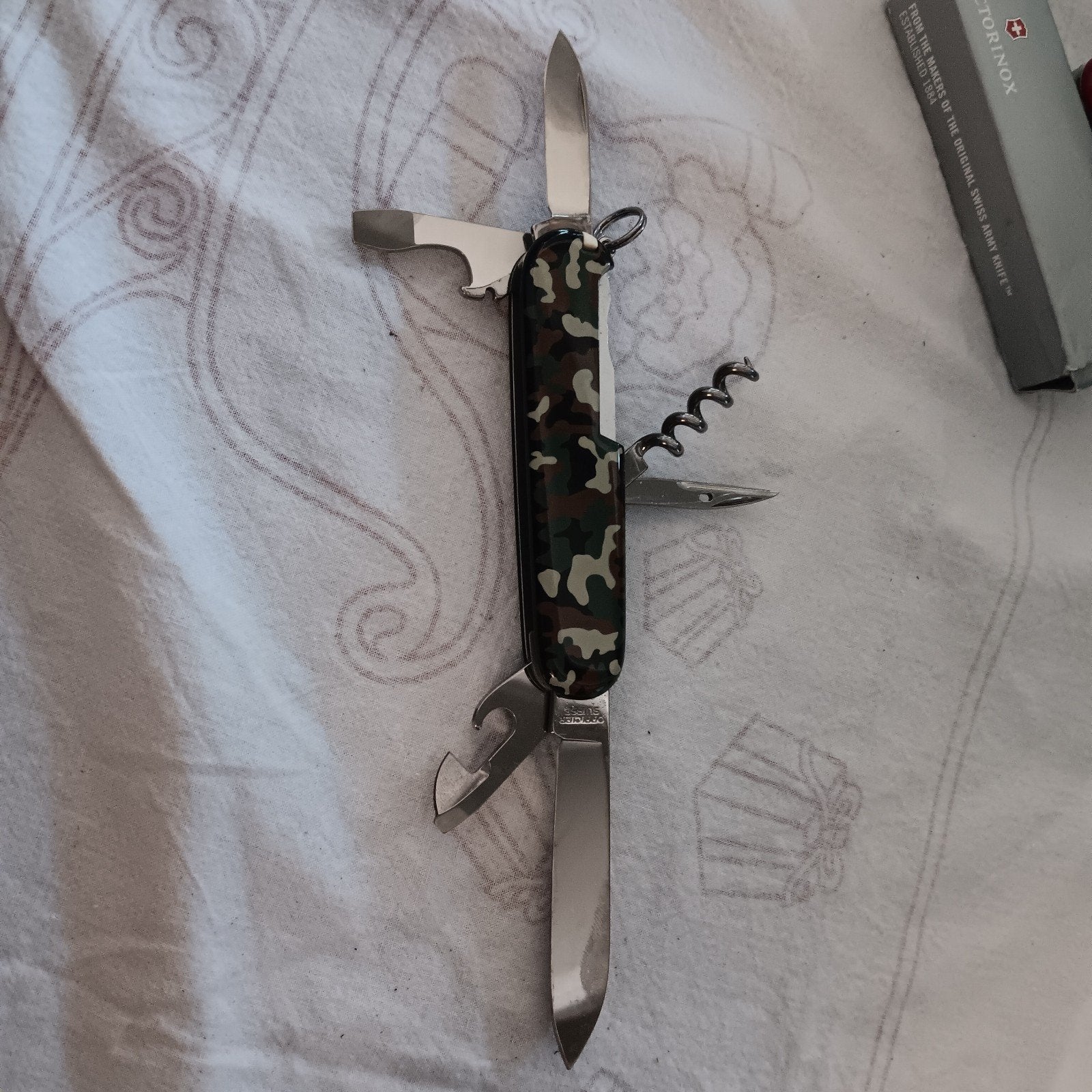 Victorinox Zwitsers Zakmes Multitool Camouflage Nieuw, Ophalen of Verzenden, Nieuw