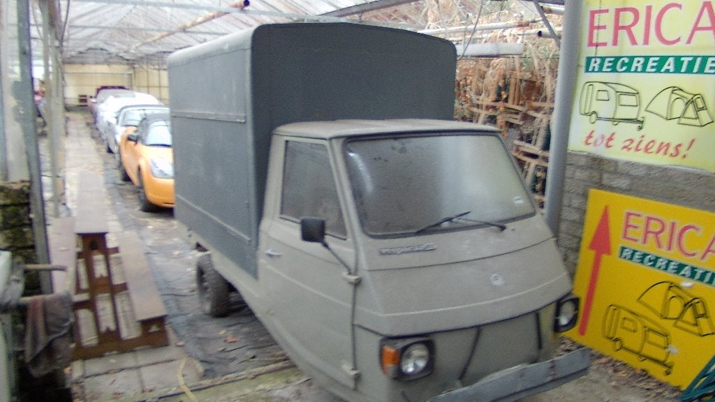 Vespacar Piaggio P2, Ape Car P2 Zeldzaam, Ophalen, Gebruikt, Benzine, Vespa LX