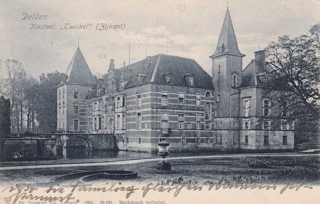 Delden, Twickel, 1909., Verzenden, Voor 1920, Gelopen, Overijssel