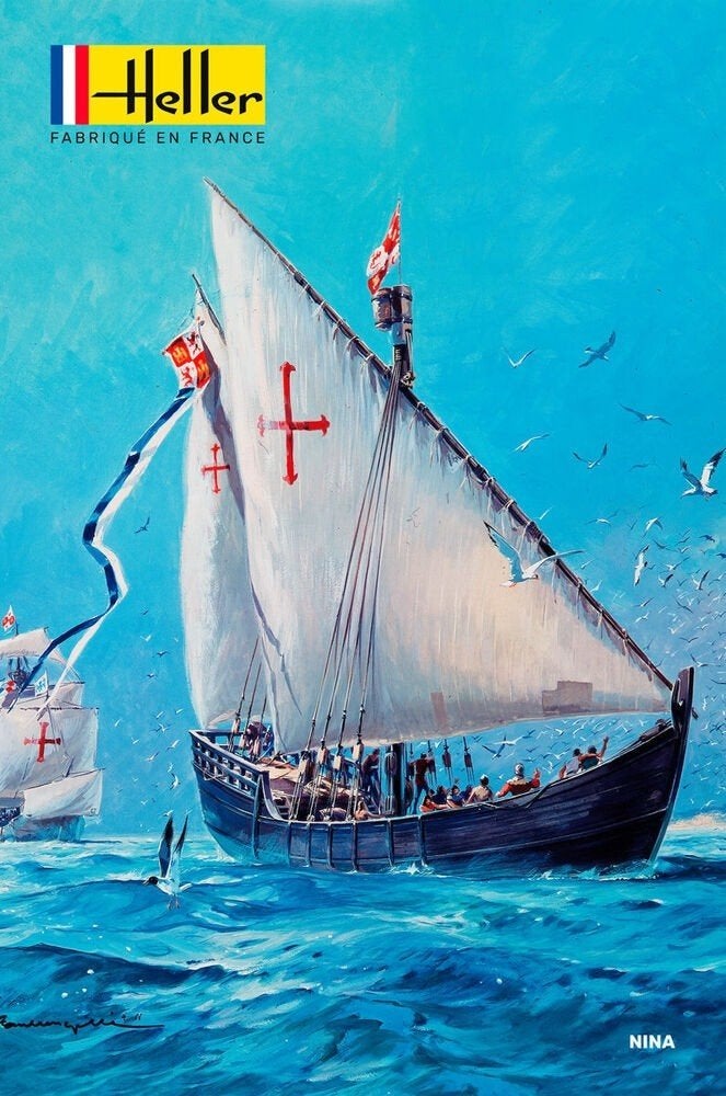 ROWASP OUTLET | Heller 1/75 80815 Sailing ship Nina, Heller, Ophalen of Verzenden, Zo goed als nieuw, Postbus 3029, 6802 DE  ARNHEM