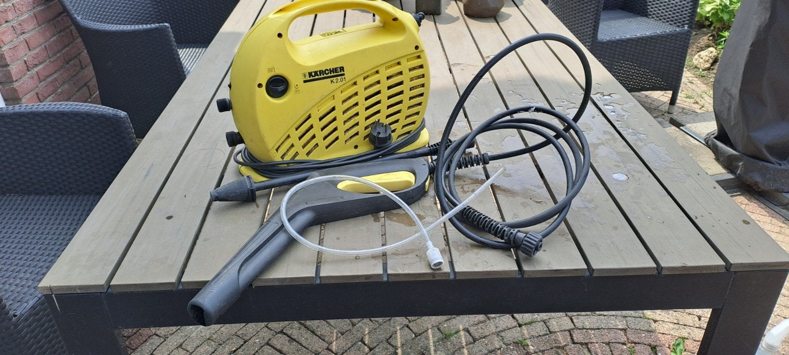 Kärcher K2.01 Hogedrukreiniger - Compact en Krachtig, Ophalen of Verzenden, Gebruikt, Elektrisch, Kärcher