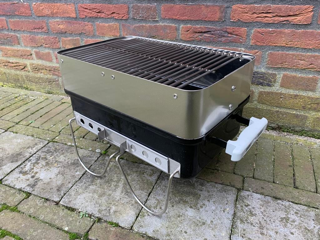 RVS Verhoger Weber Go Anywhere 15-10 of 6,5cm hoog, Ophalen, Nieuw, Met accessoires