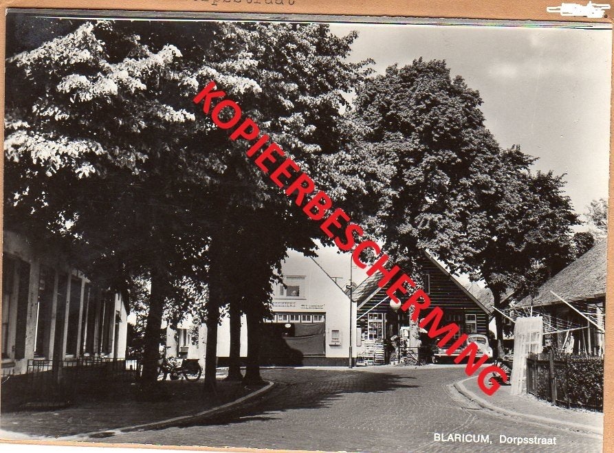 ansichten+ glasnegatieven Blaricum ( eind jaren'50/begin'60), Verzamelen, Ophalen of Verzenden, 1940 tot 1960, Ongelopen, Noord-Holland