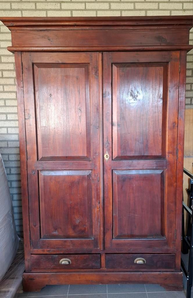 Eetkamer teakhout, Huis en Inrichting, Complete eetkamers, Ophalen, Gebruikt, 4 tot 6 stoelen