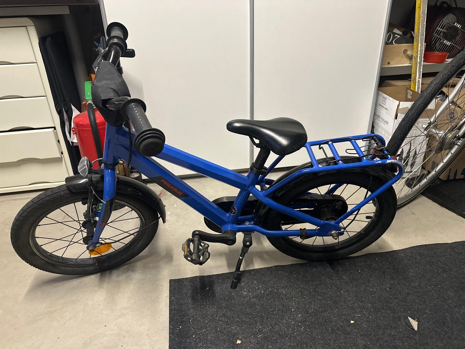 Pegasus kinderfiets - Blauw - 16 inch, Ophalen, Gebruikt, Terugtraprem, 16 tot 20 inch