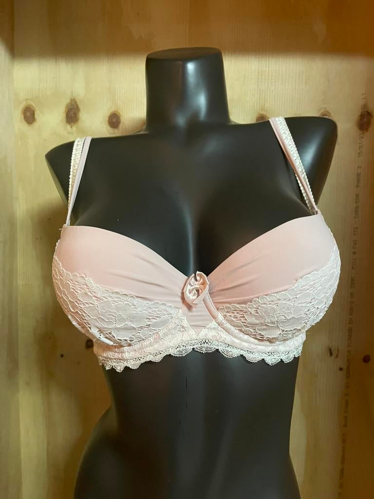Pleasure state white label bh 75c en 75d adeline, Verzenden, Roze, BH