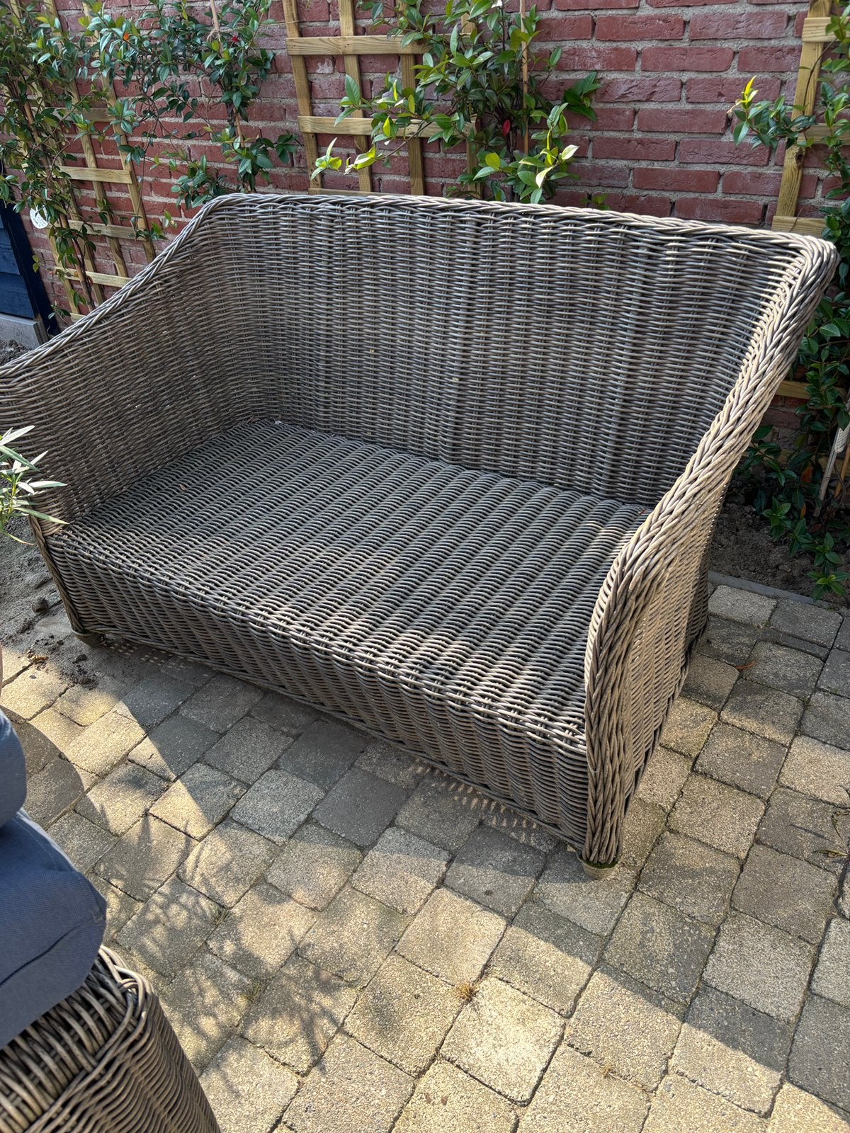 Loungeset, Tuin en Terras, Ophalen, 4 zitplaatsen, Gebruikt, Loungeset