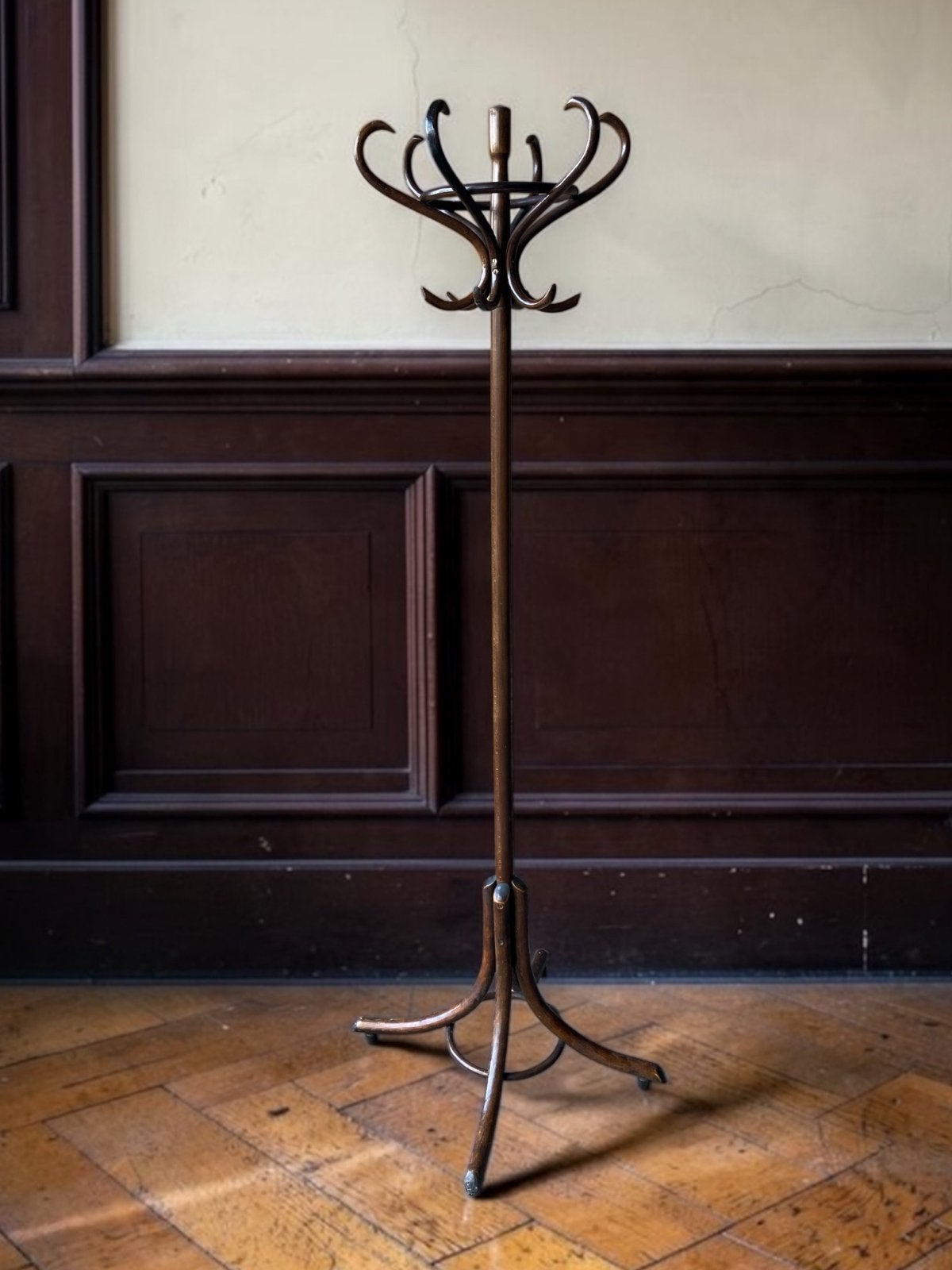 Thonet stijl vintage antieke kapstok, zeer goede staat, Ophalen, Thonet ( style), Huysmans, Zo goed als nieuw