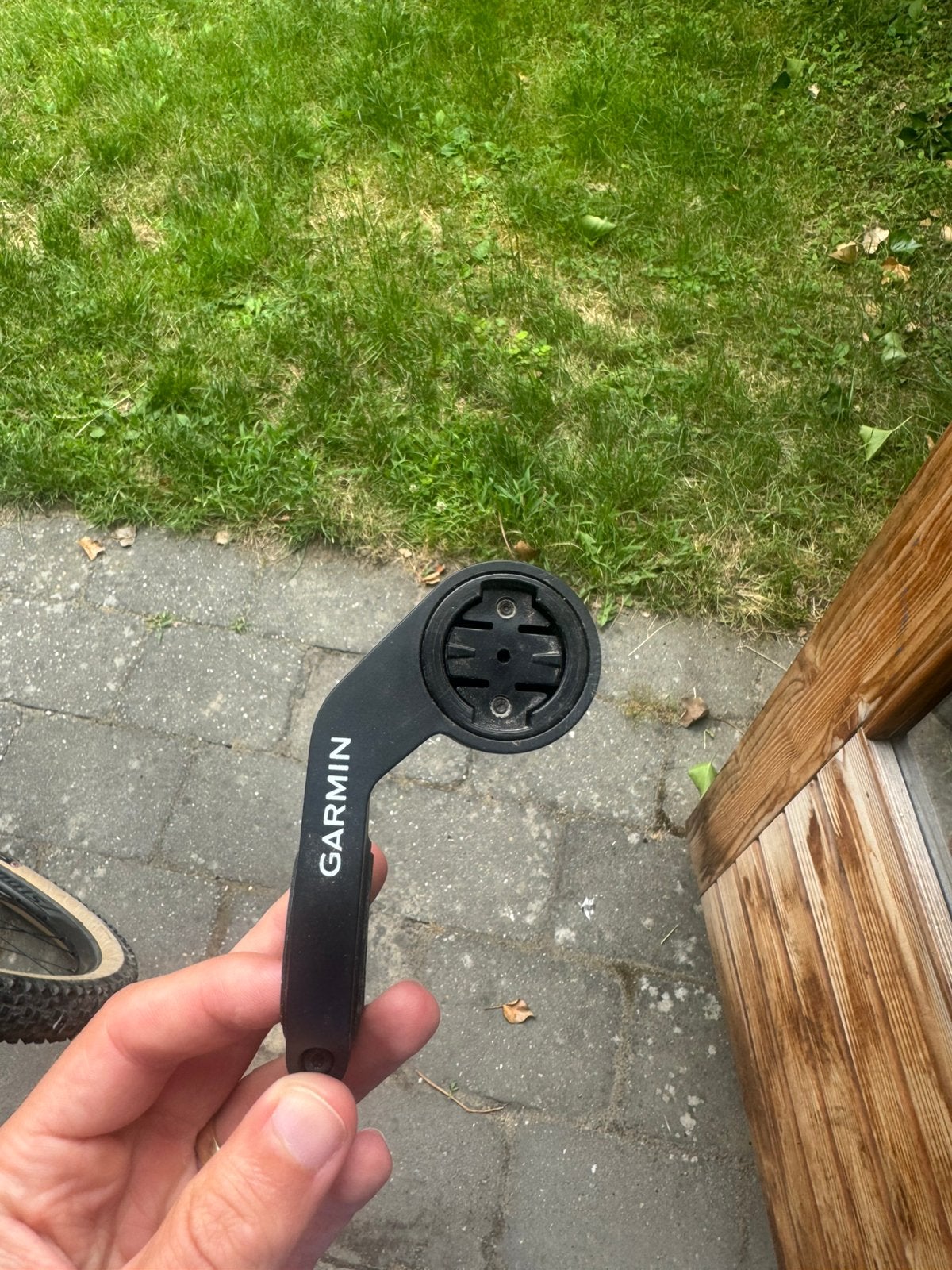 Garmin houder voor de fiets, Fietsen en Brommers, Fietsaccessoires | Fietscomputers, Ophalen of Verzenden, Zo goed als nieuw