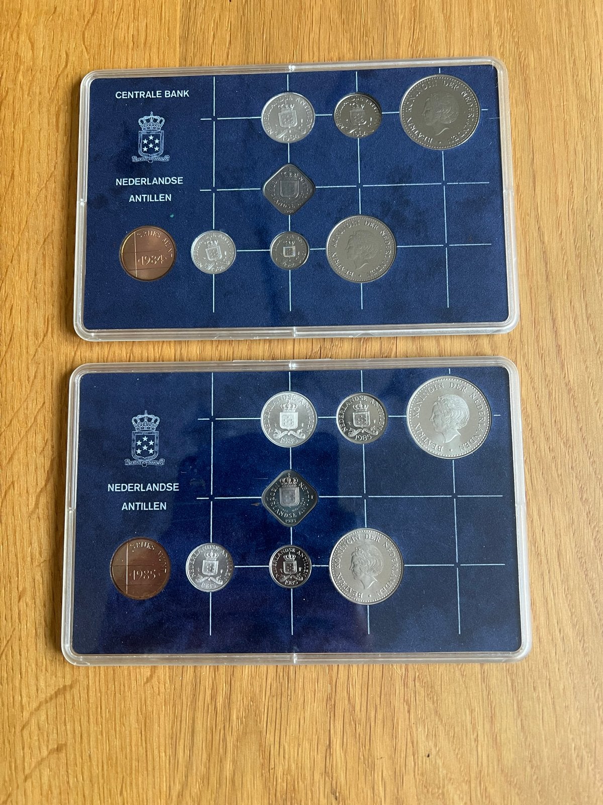 Muntset Nederlandse Antillen 1984 en 1985, Ophalen, Koningin Beatrix, Overige waardes, Setje