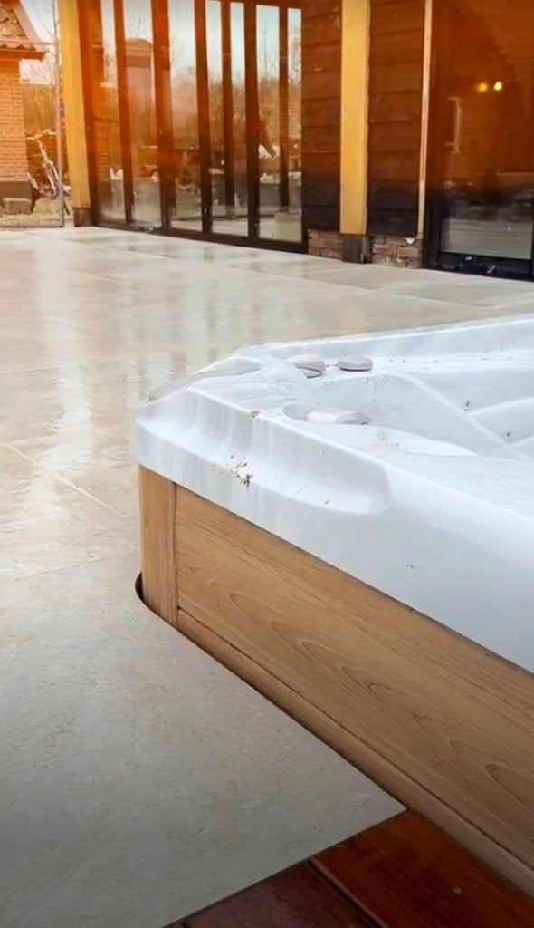 Terras tegel Dolomia Almond  900x900x20mm voorraad, Tuin en Terras, Italie, Keramiek, Nieuw, Ophalen of Verzenden