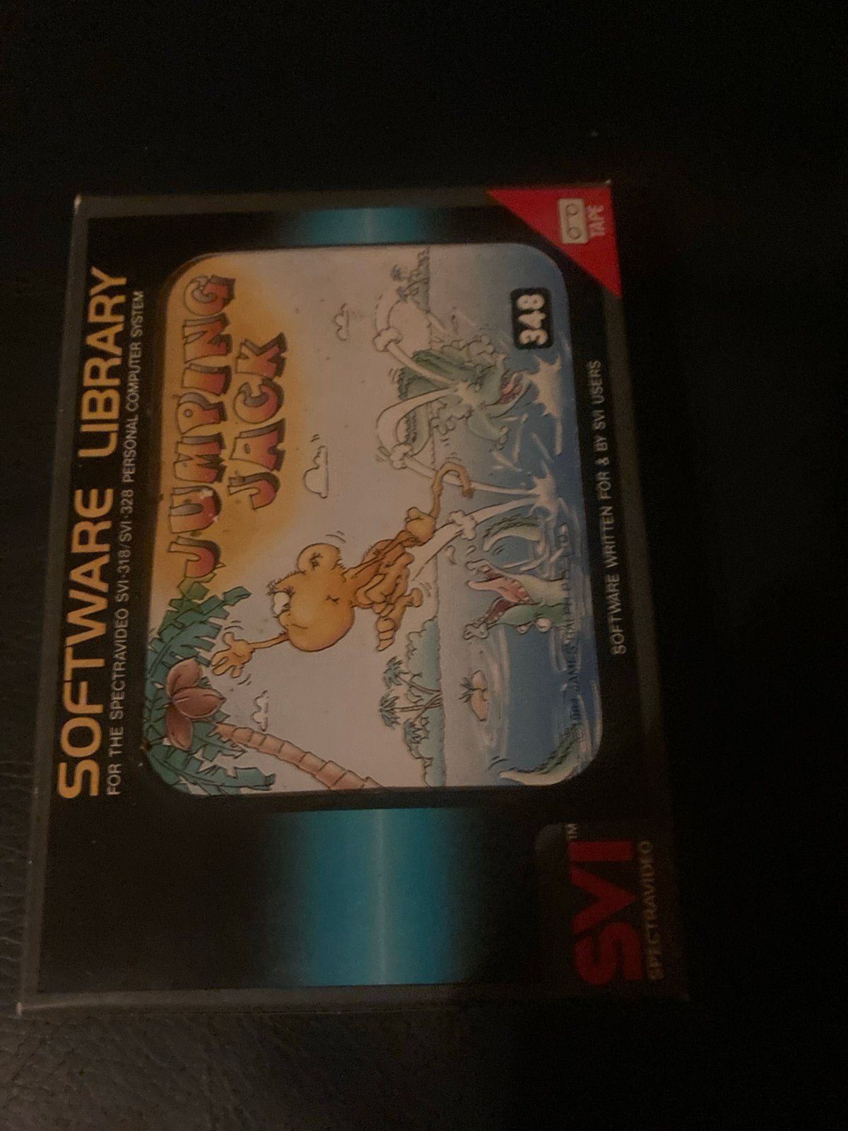 Jumping Jack - SVI Spectravideo SVI-318/328 (Tape), 1 speler, Ophalen of Verzenden, Zo goed als nieuw, Vanaf 7 jaar