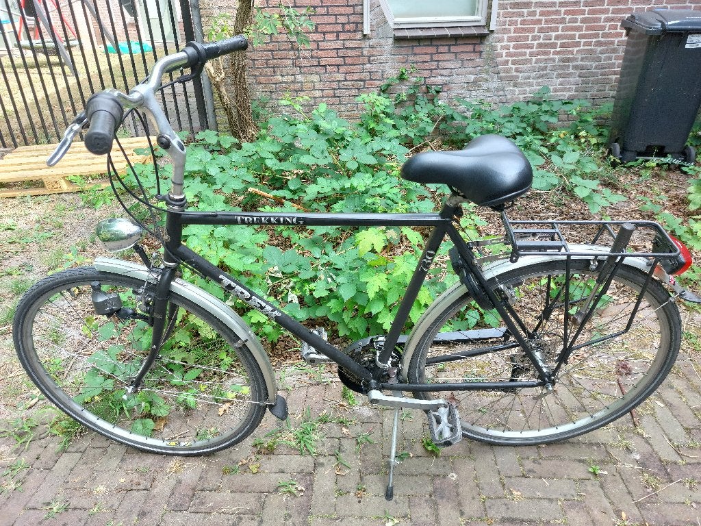 Mooie zwarte Trek Trekking 730, Gebruikt, Velgrem, Versnellingen, 57 tot 61 cm