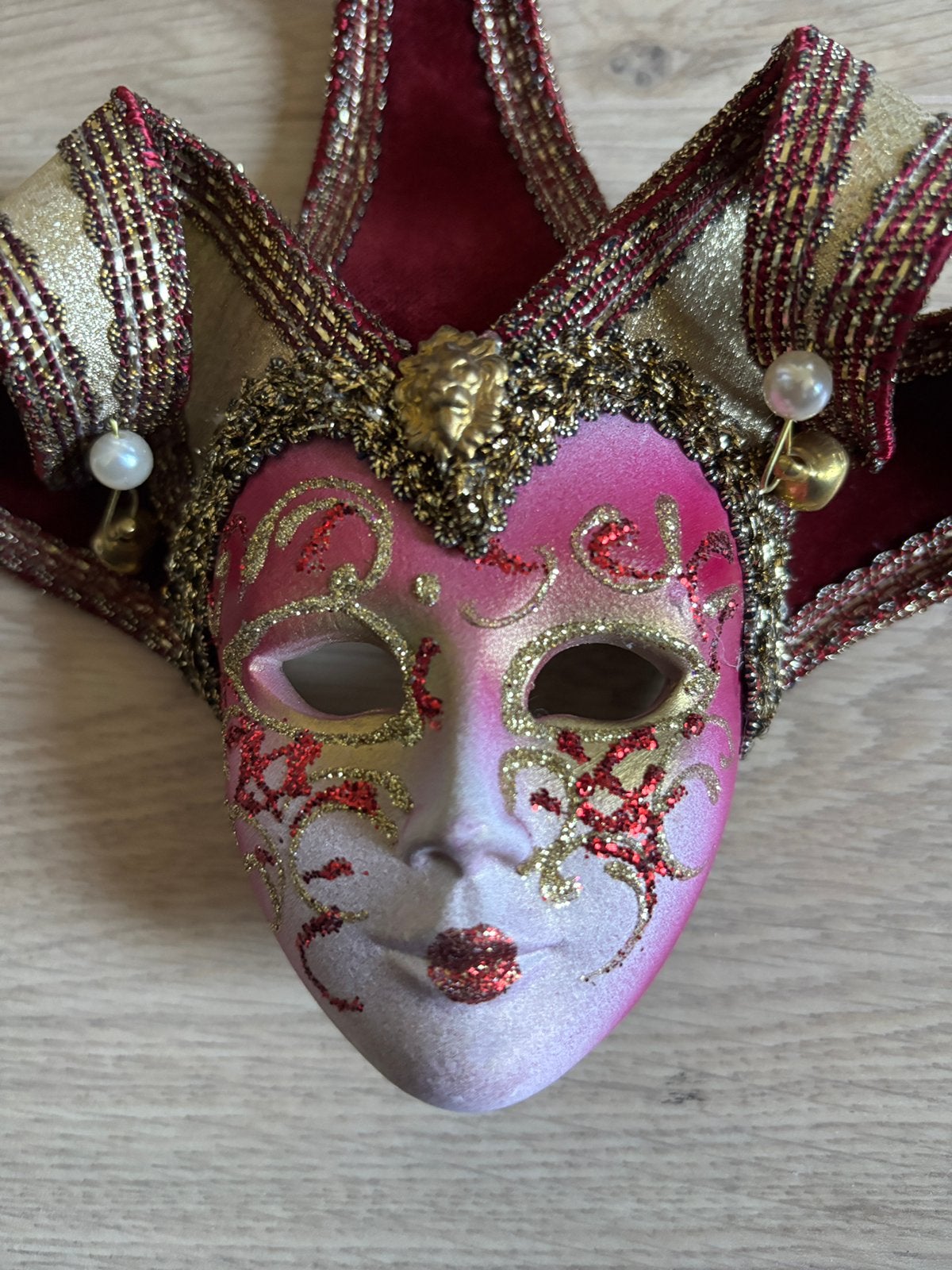 Venetiaans masker Laguna l'atelier della maschera, Ophalen of Verzenden, Zo goed als nieuw, Decoratieobject