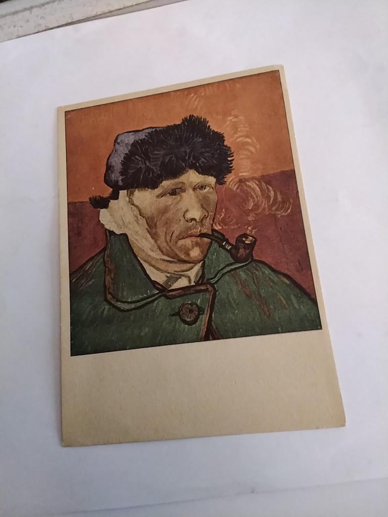 VINCENT VAN GOGH  SELBSTBILDNIS MIT PFEIFE, Ophalen of Verzenden