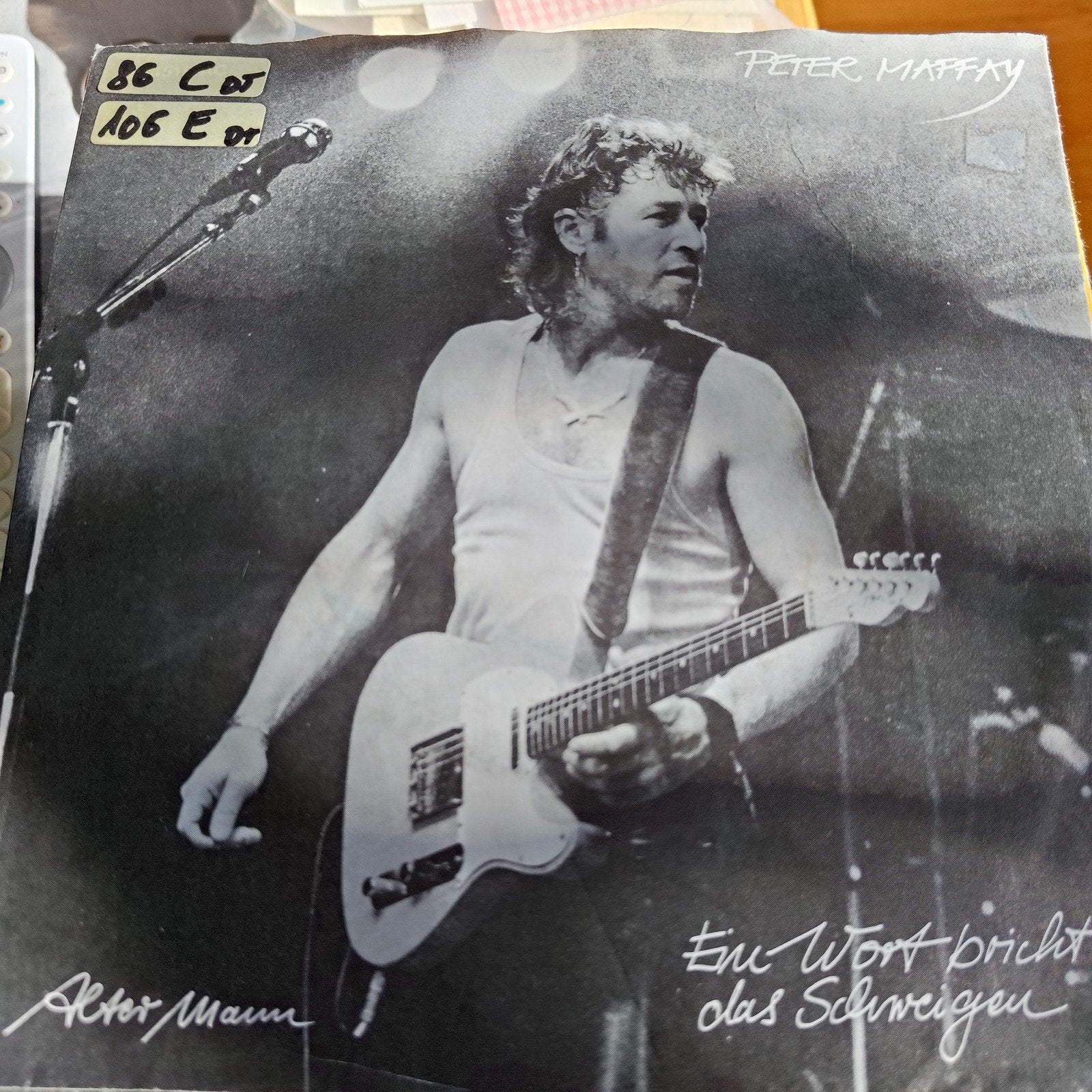 Peter Maffay - Alter Mann / Ein Wort bricht das Schweigen, Cd's en Dvd's, Gebruikt, Pop, 7 inch, Ophalen of Verzenden
