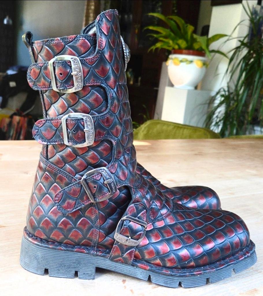 New Rock laarzen, nieuw, leer, maat 42, Kleding | Dames, Schoenen, New Rock, Lage of Enkellaarzen, Nieuw, Ophalen of Verzenden