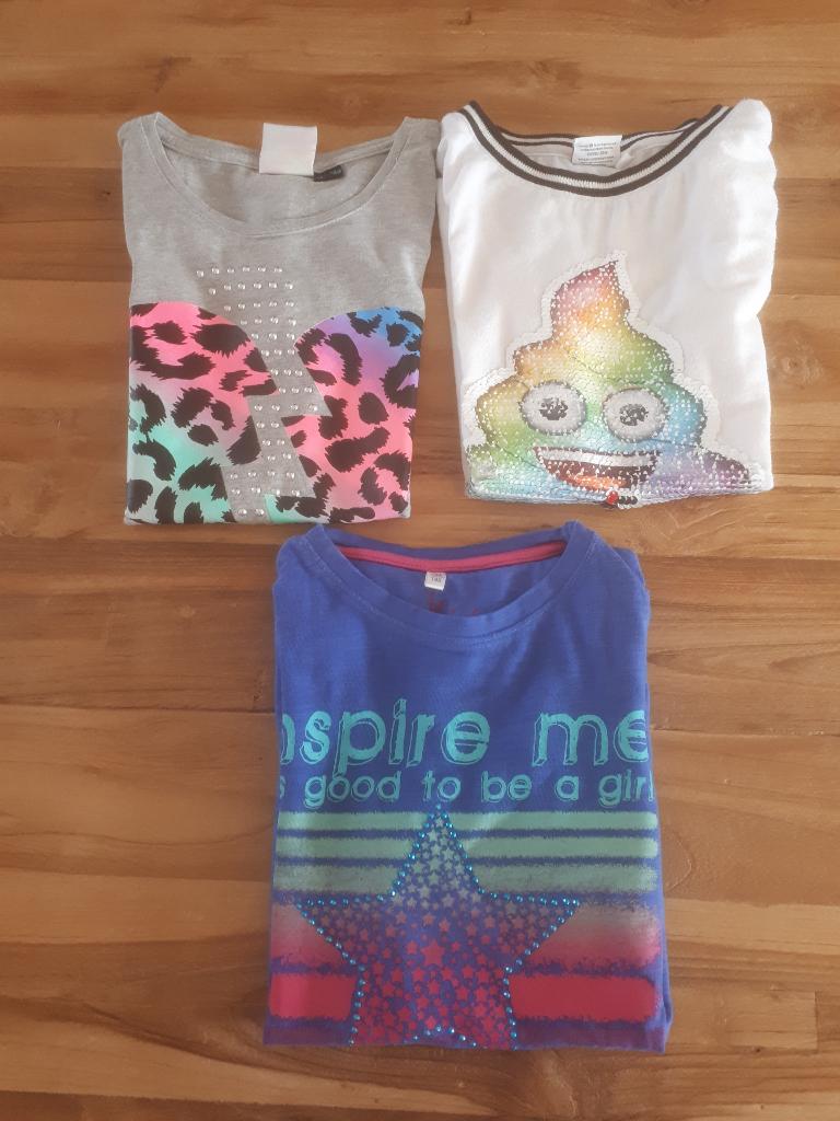3 gebruikte CoolCat shirtjes, Gebruikt, Meisje, Coolcat, Ophalen of Verzenden