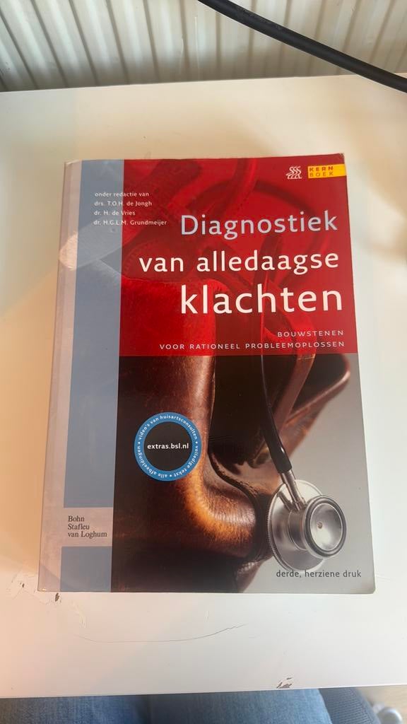 Diagnostiek van alledaagse klachten, Boeken, Studieboeken en Cursussen, Ophalen of Verzenden, Beta, Gelezen, Niet van toepassing