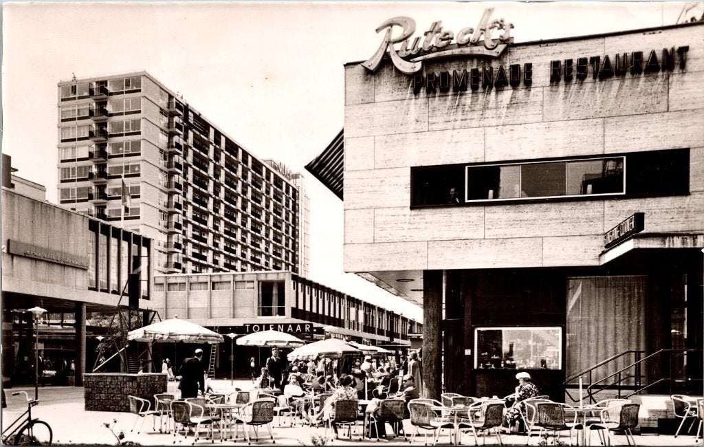 Rotterdam - 12 oude ansichtkaarten Lijnbaan IX, Verzamelen, Verzenden, 1960 tot 1980, Gelopen, Zuid-Holland