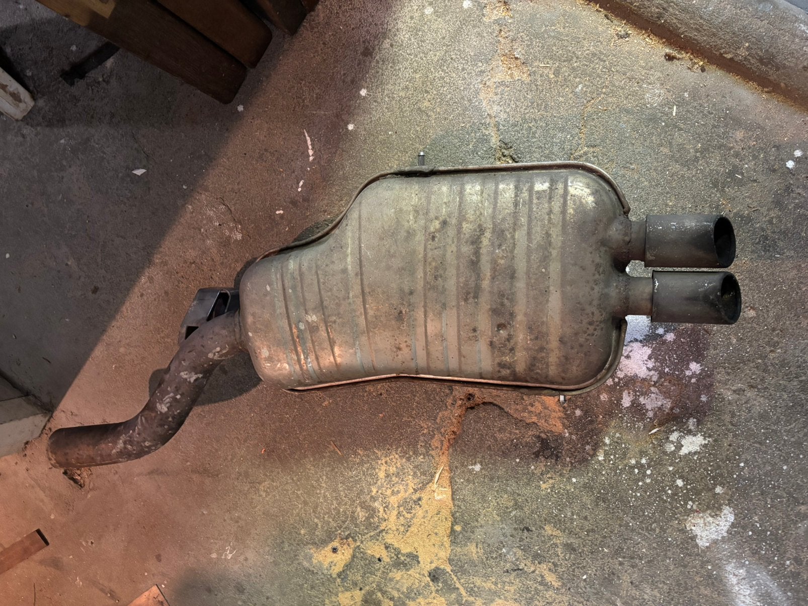Einddemper oem e46 328ci (uit 2000), Ophalen, BMW